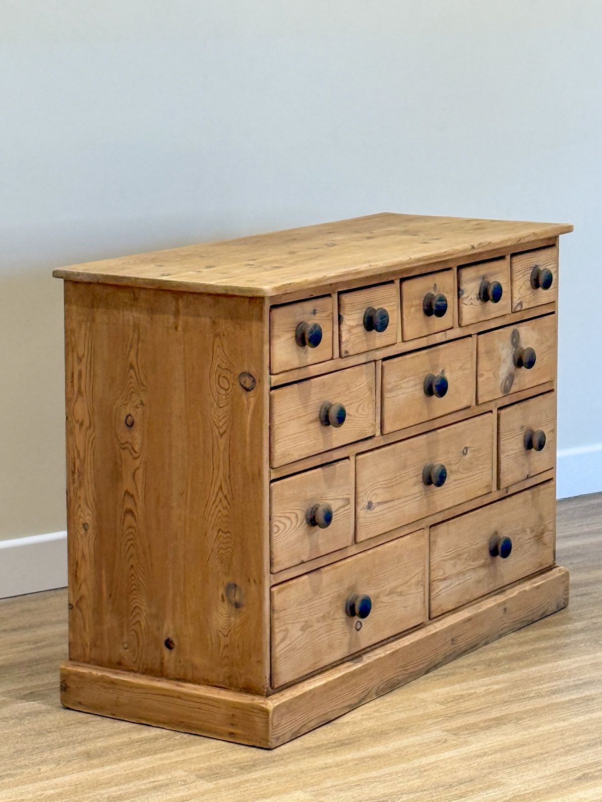 photo furniture Pine Chest Of Drawers – 13 Drawer Stripped Antique Storage