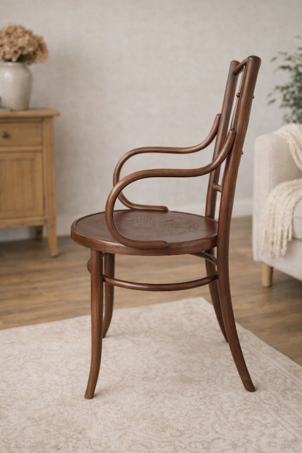 Fischel Bentwood Armchair, C.1910 — Restored Design Classic photo furniture
