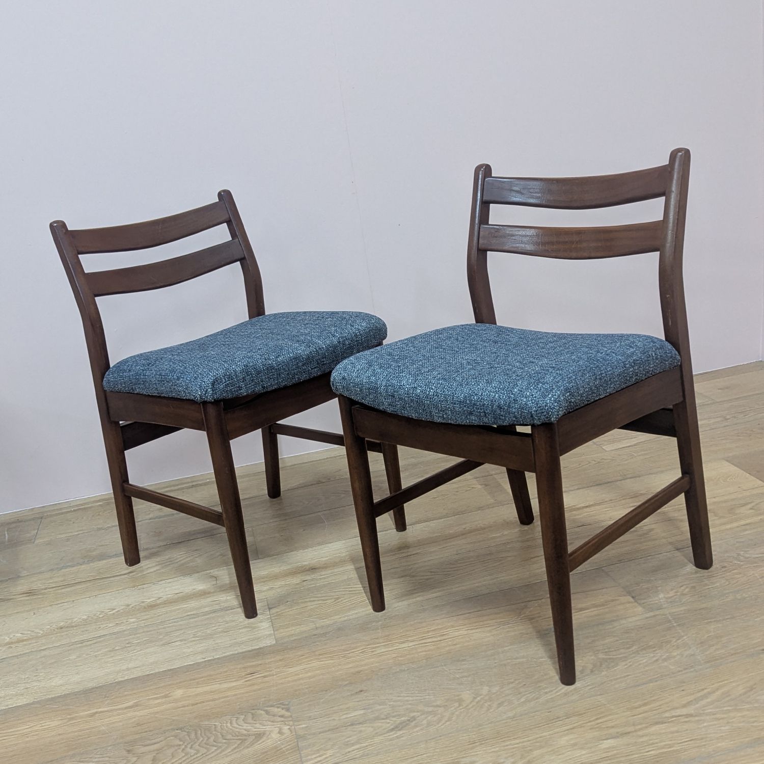 Set Of Four Vintage 1970s Dining Chairs By Jentique – New Upholstery photo furniture