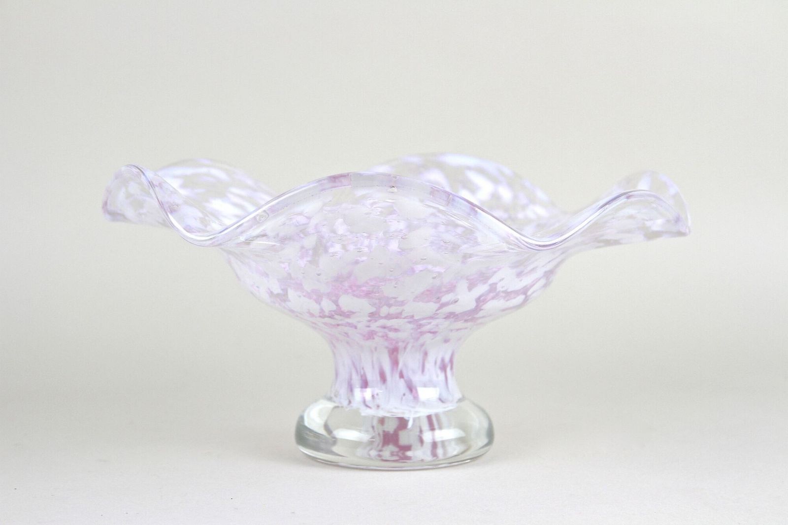 20th Century Murano Glass Centerpiece/ Bowl, Mid Century, Italy Ca. 1960 photo furniture