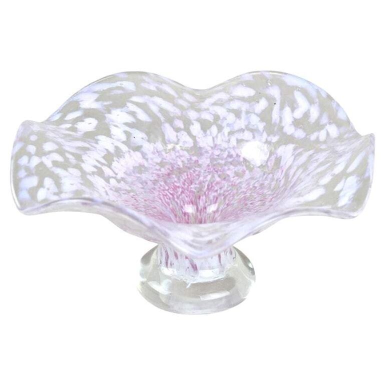 20th Century Murano Glass Centerpiece/ Bowl, Mid Century, Italy Ca. 1960 photo Home Decor