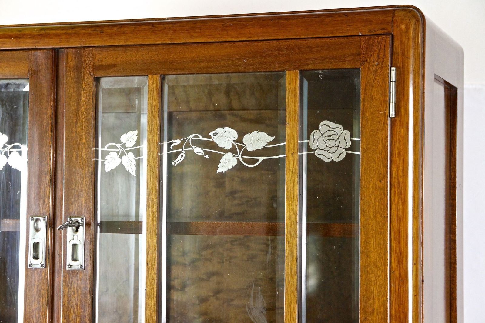 photo for sale 20th Century Art Nouveau Cabinet/ Buffet By H. Bäck,Mahogany, Austria Ca. 1910