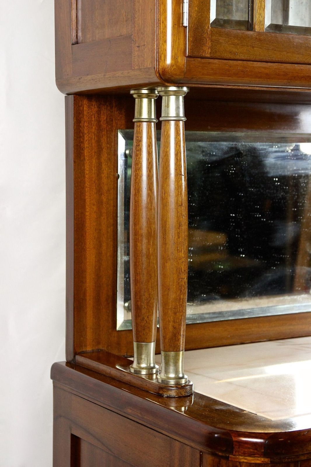 Furniture 20th Century Art Nouveau Cabinet/ Buffet By H. Bäck,Mahogany, Austria Ca. 1910 photo