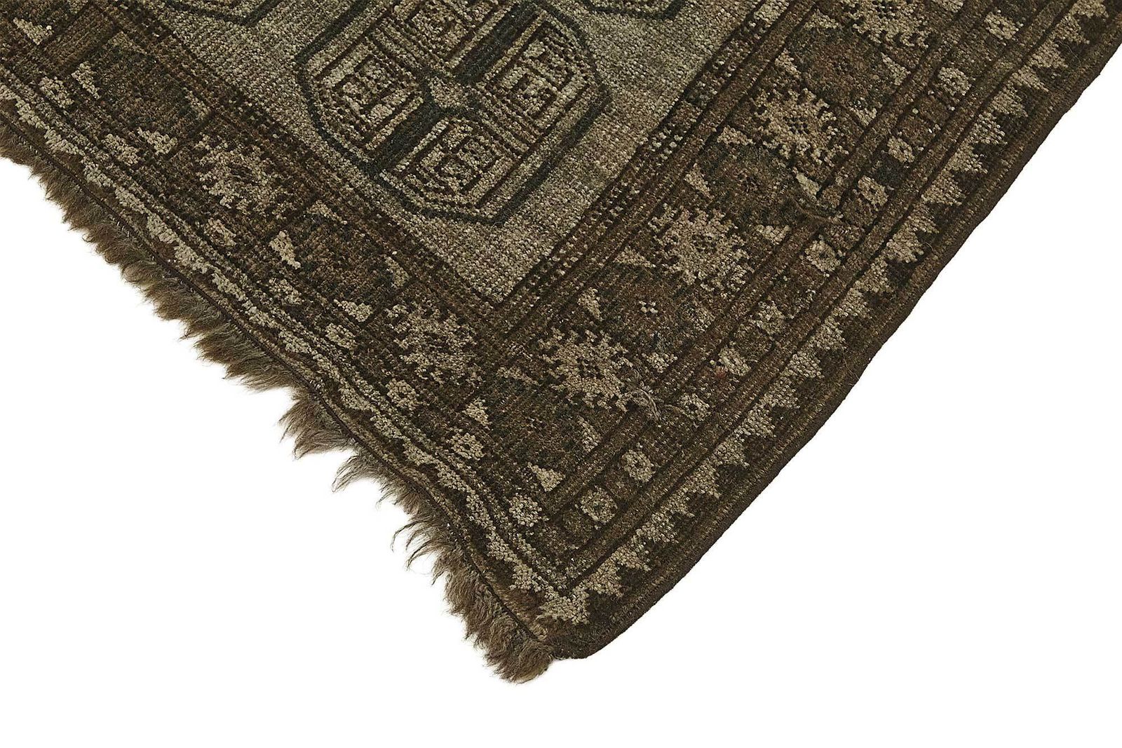 Tapis d'époque afghan Ensari 3x4 beige   50121 photo Textiles