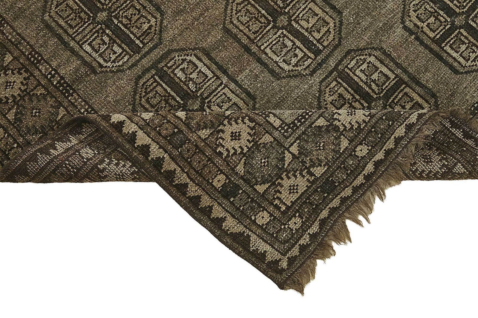 3x4 Beige Antique Afghan Ensari Rug   50121 photo vinterior