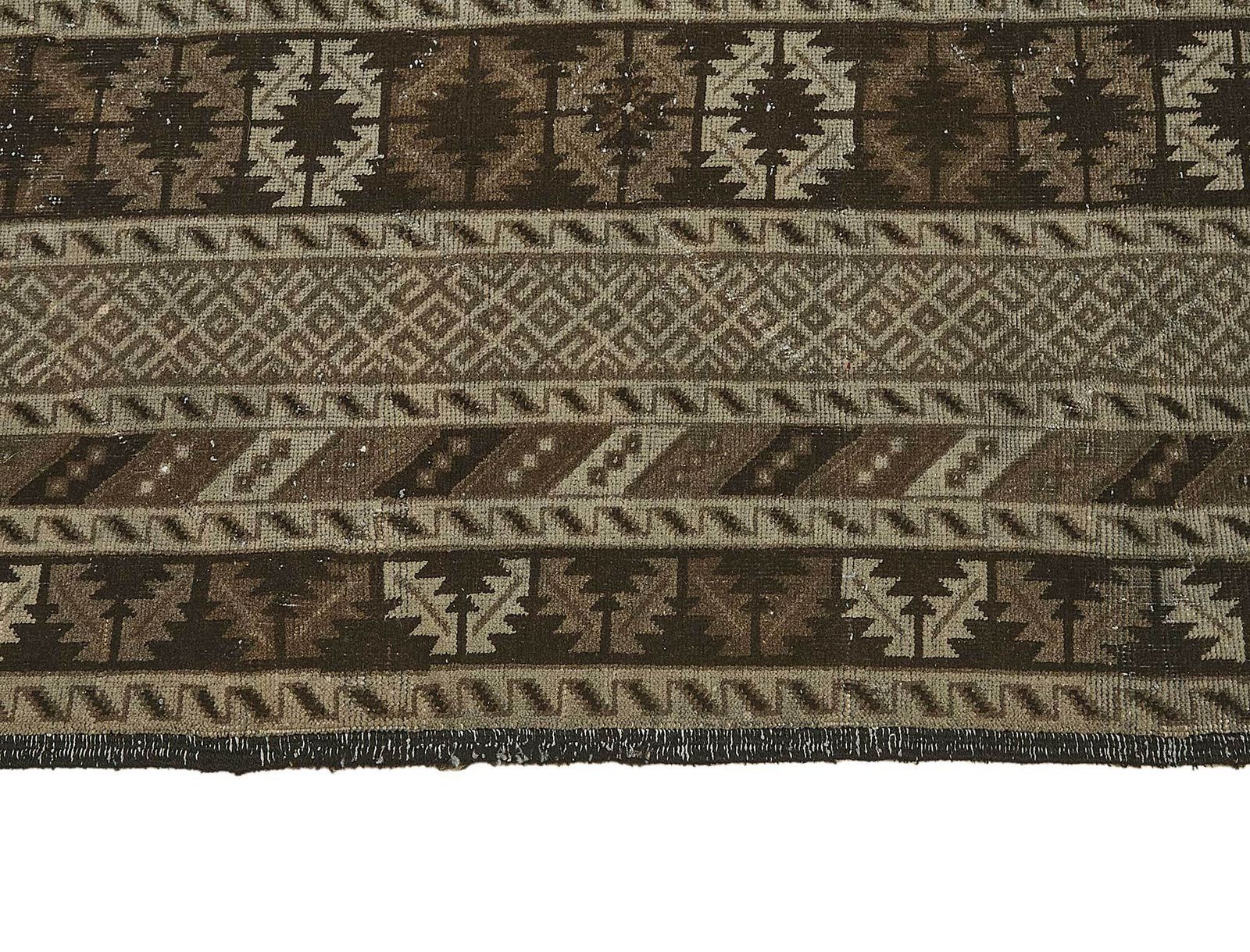 10x13 Beige Antique Ensari Turkmen Rug   50132 photo vintage