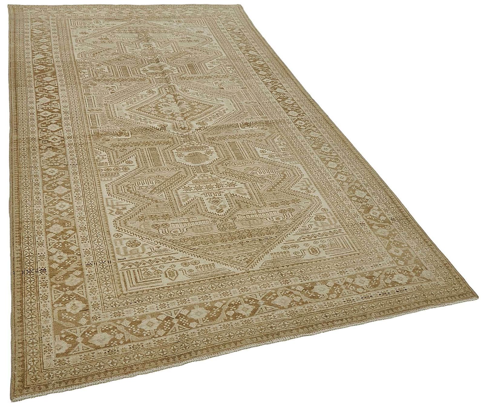 5x9 Beige Antique Afghan Belouch Rug   50134 photo furniture
