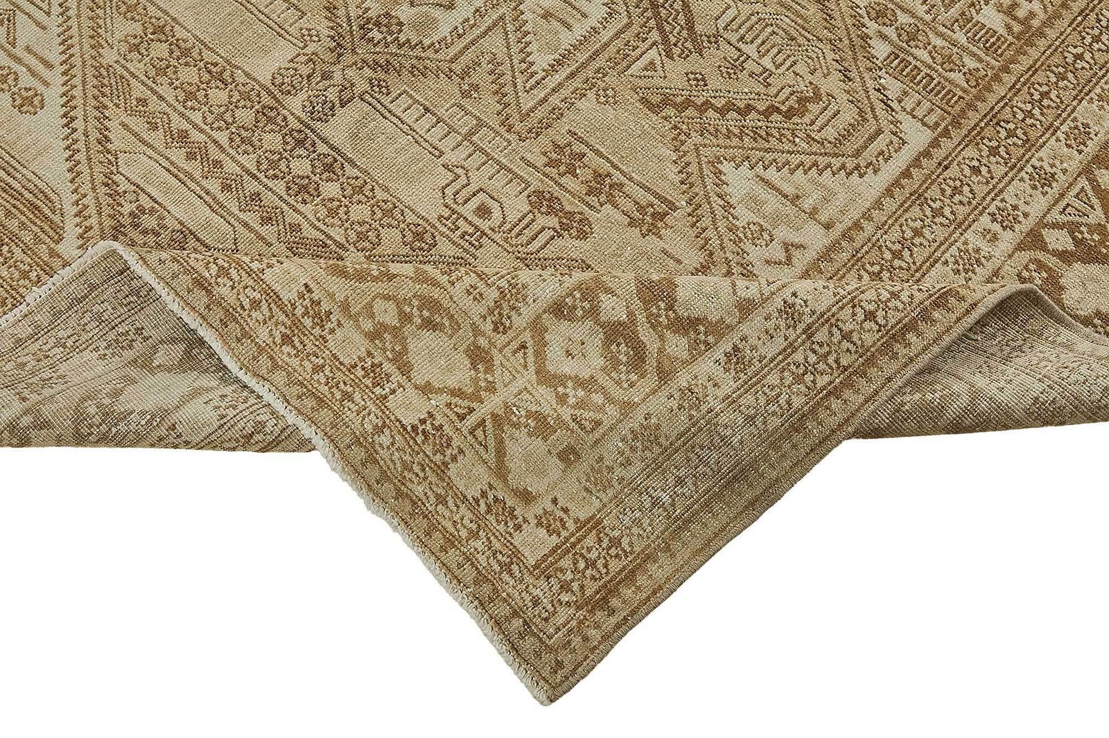 5x9 Beige Antique Afghan Belouch Rug   50134 photo vinterior