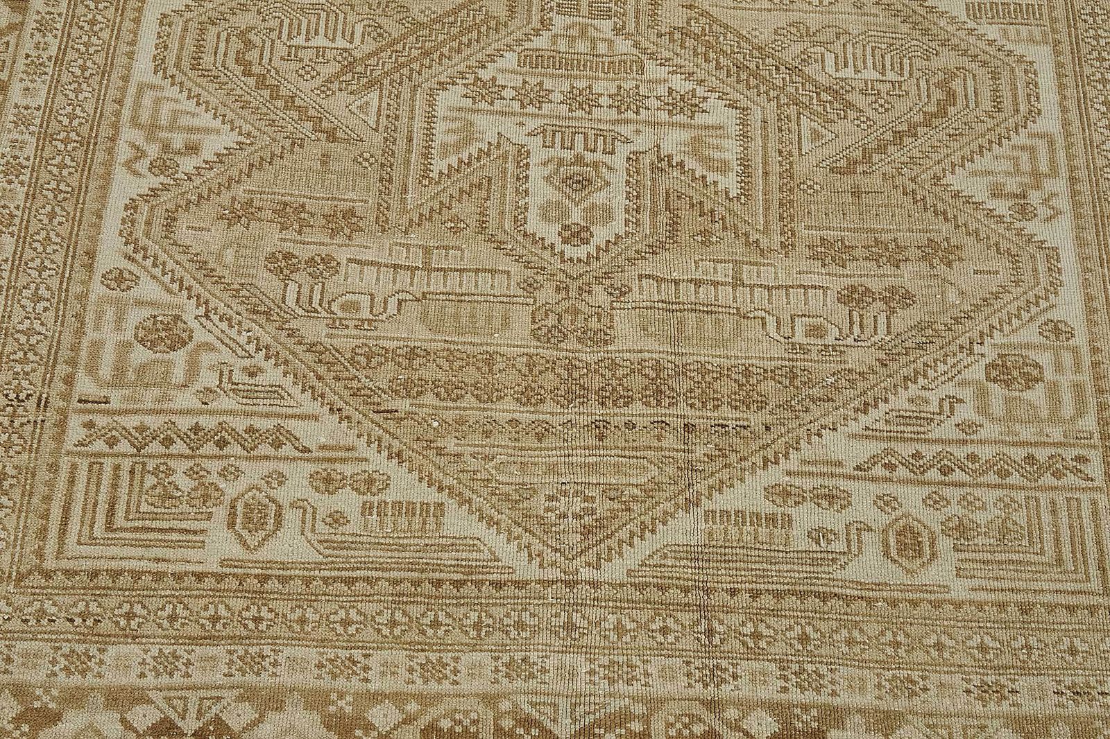 photo for sale 5x9 Beige Antique Afghan Belouch Rug   50134