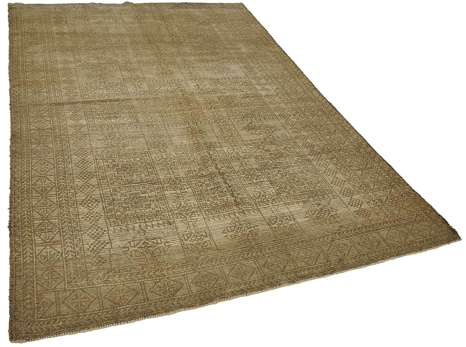 Tapis afghan Kunduz d'époque, beige, 170 x 250 cm - 50138 photo furniture