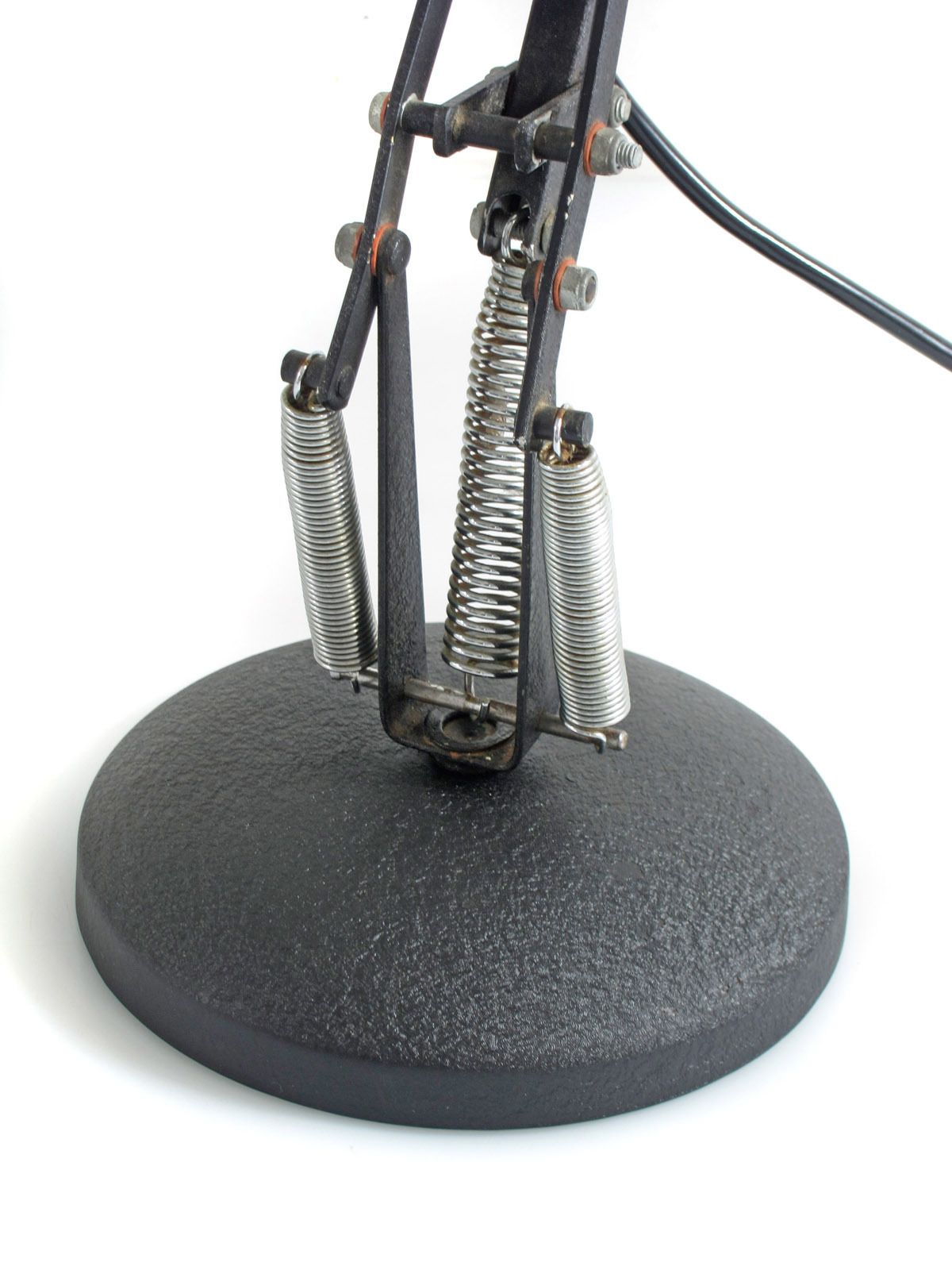 Anglepoise Vintage Adjustable Desk Lamp – Black With Rare Textured Finish photo vintage
