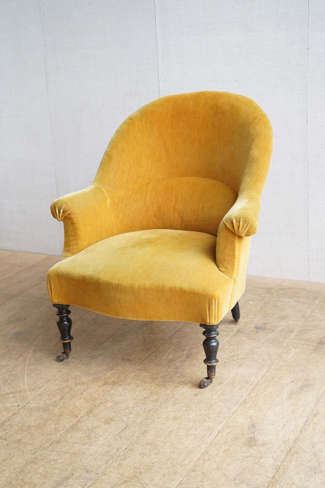French Mustard Tub Chair photo Furniture