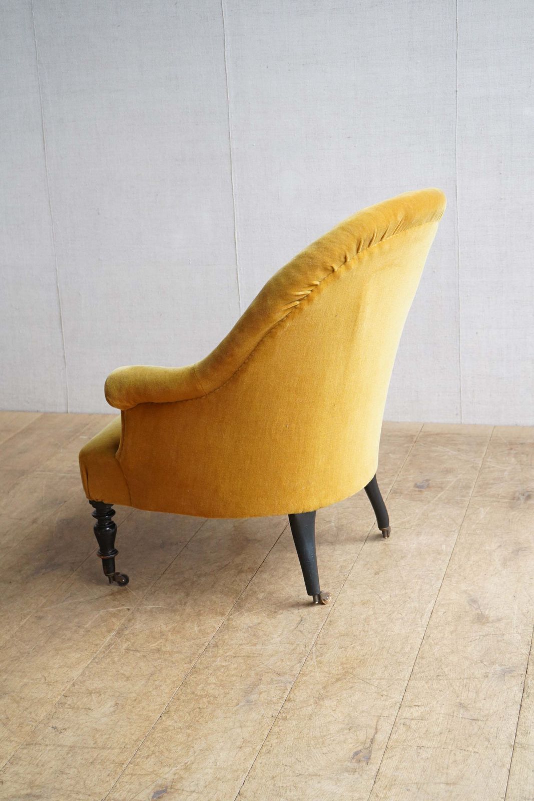 French Mustard Tub Chair photo 591.0