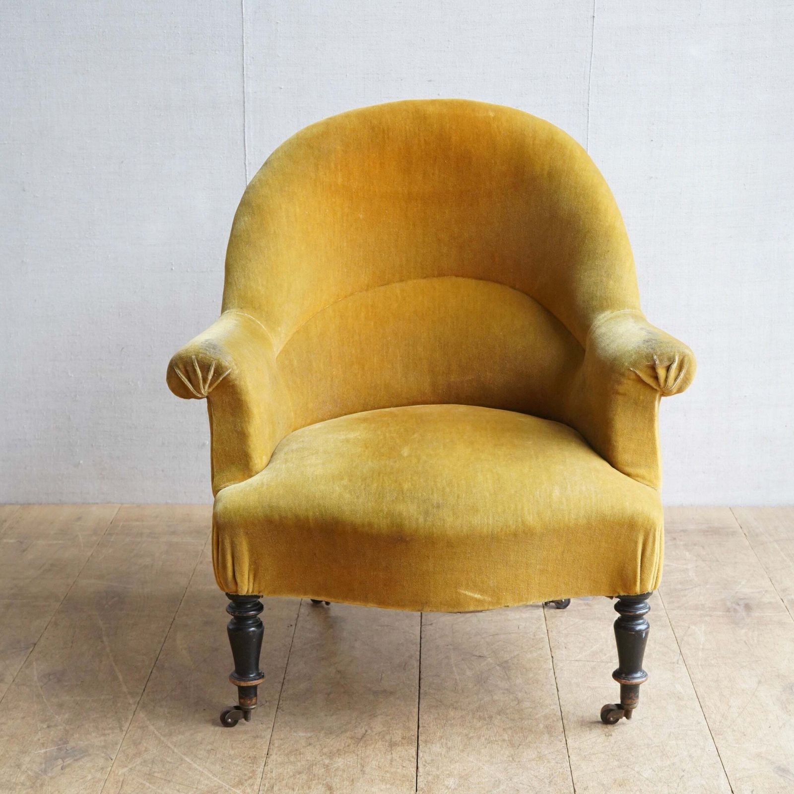 photo for sale French Mustard Tub Chair
