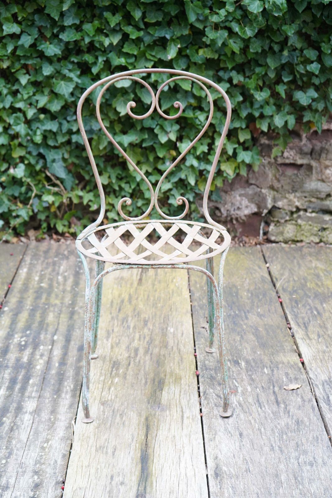 Lattice Garden Chair, 1800s photo furniture