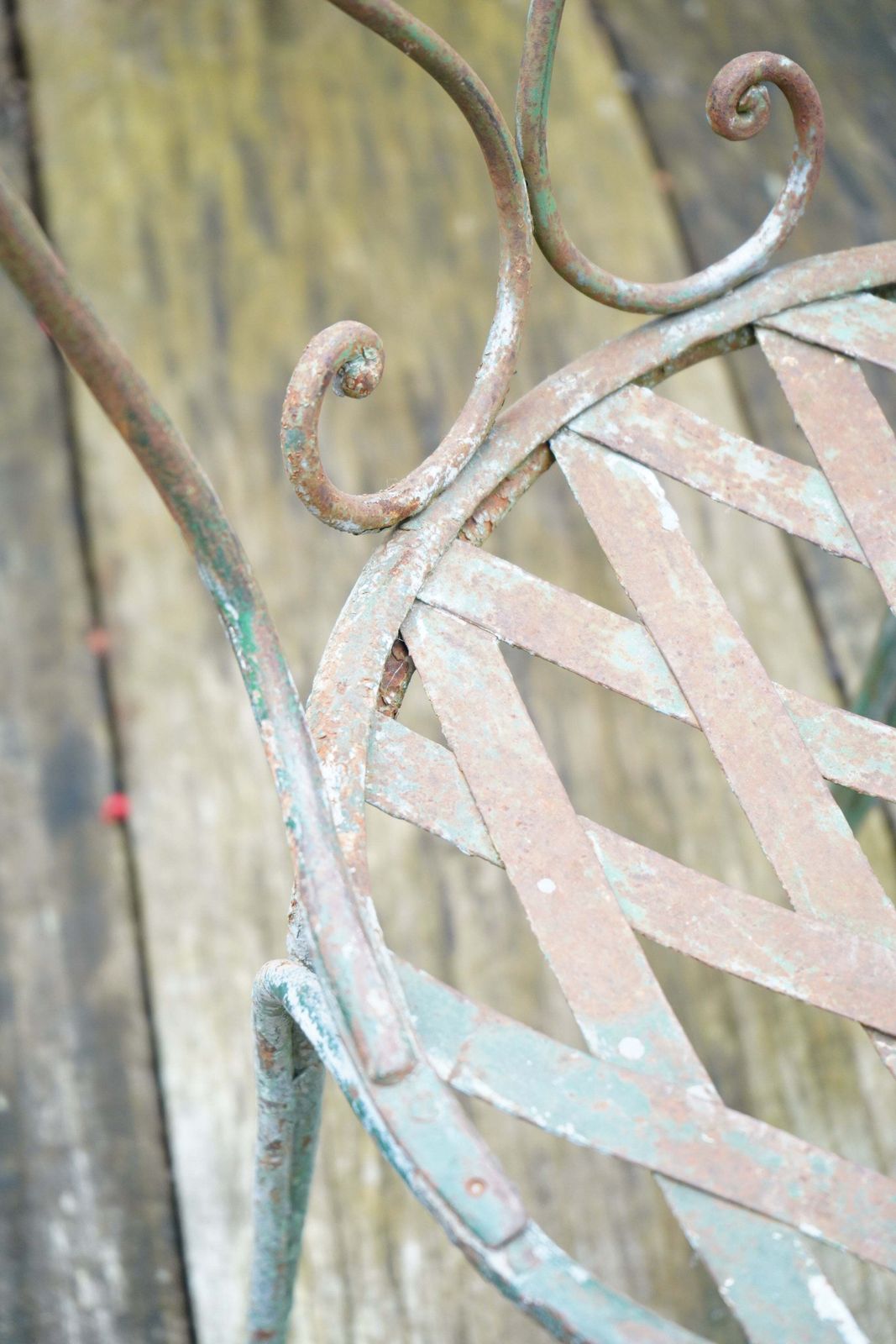 Lattice Garden Chair, 1800s photo vinterior