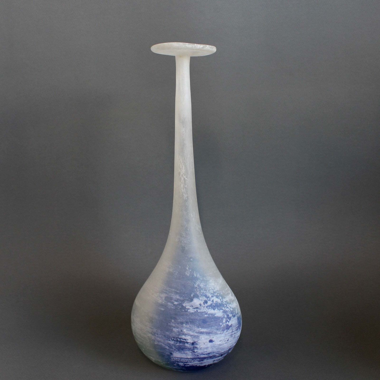 Vintage Murano 'Scavo' Glass Vase By La Murrina (Circa 1960s 70s) photo for sale