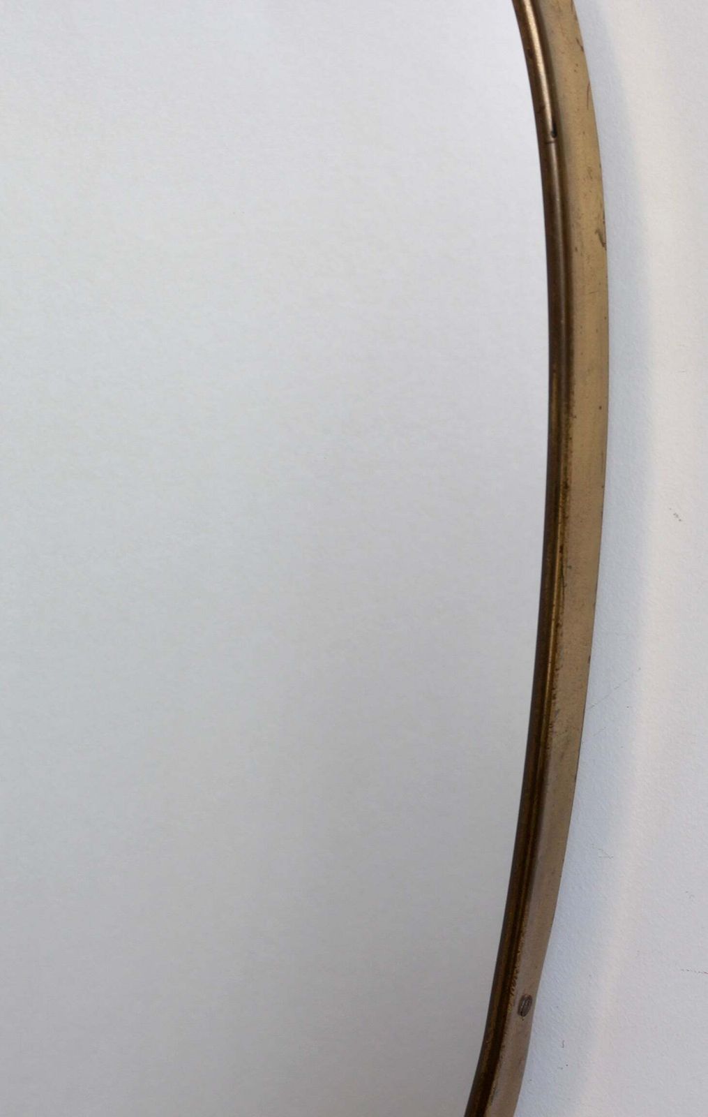 Vintage Italian Wall Mirror With Brass Frame (Circa 1960s) photo buy