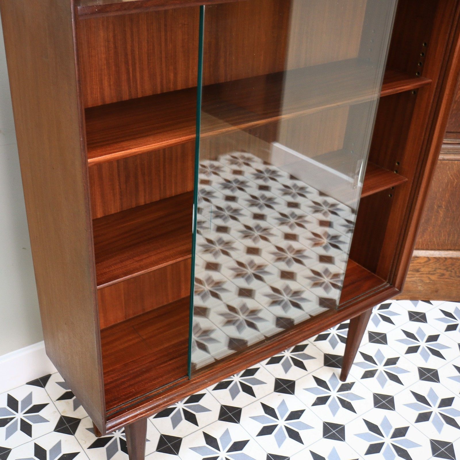 photo for sale Teak Bookcase Richard Hornby For Fyne Ladye Teak Mid Century.