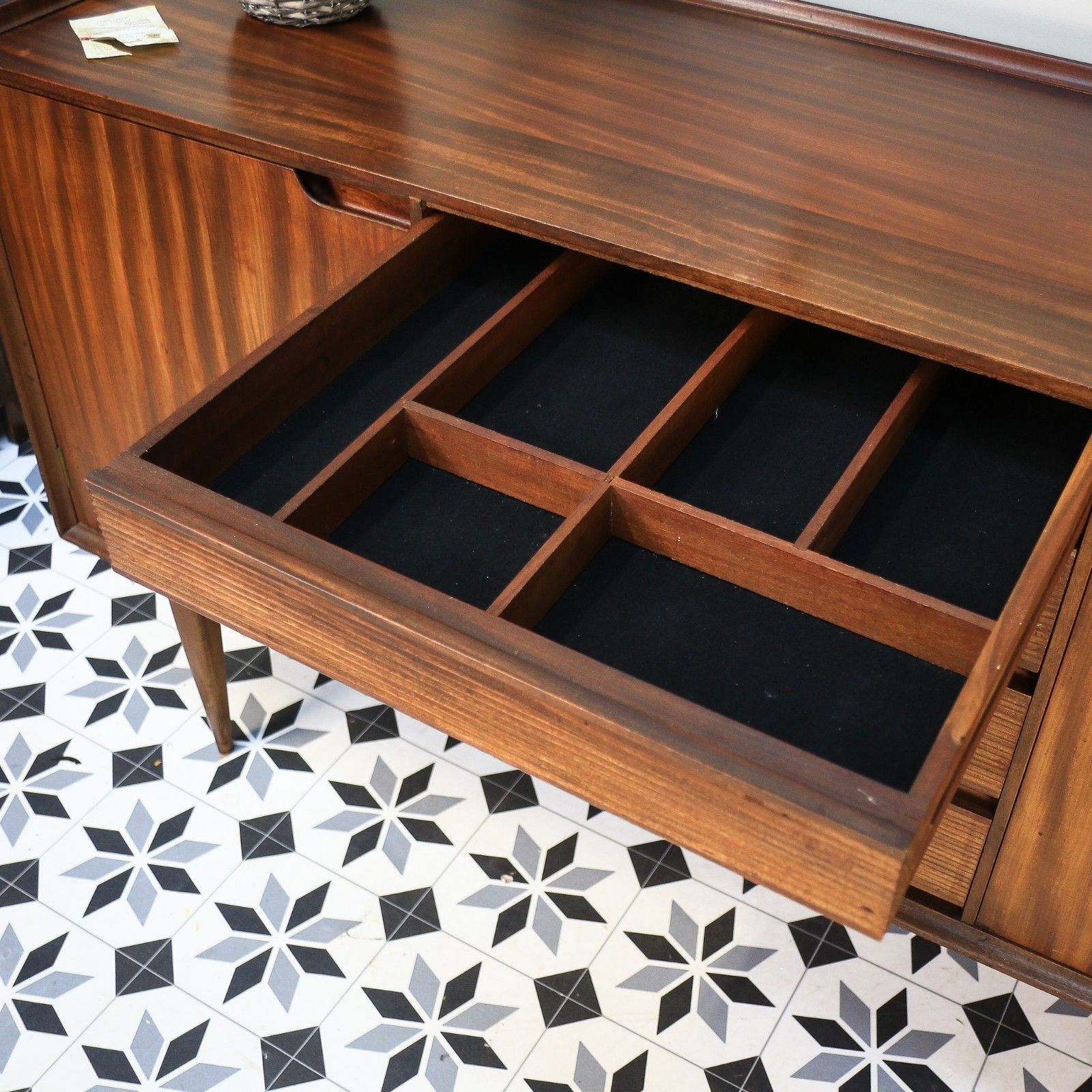 Furniture Richard Hornby For Fyne Ladye Afromosia Teak Sideboard Retro Mid Century photo