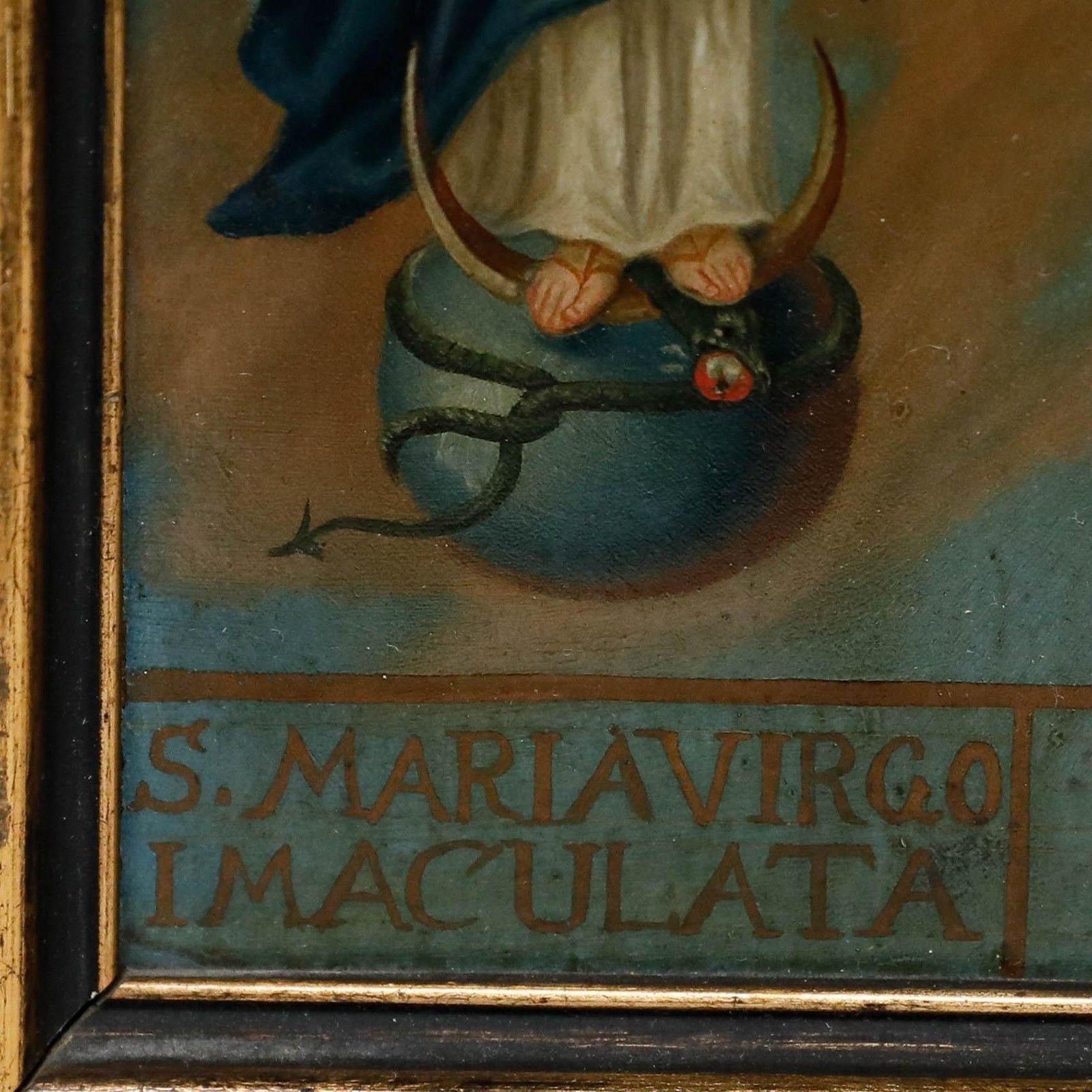 18th Century Oil The Holy Family photo vinterior