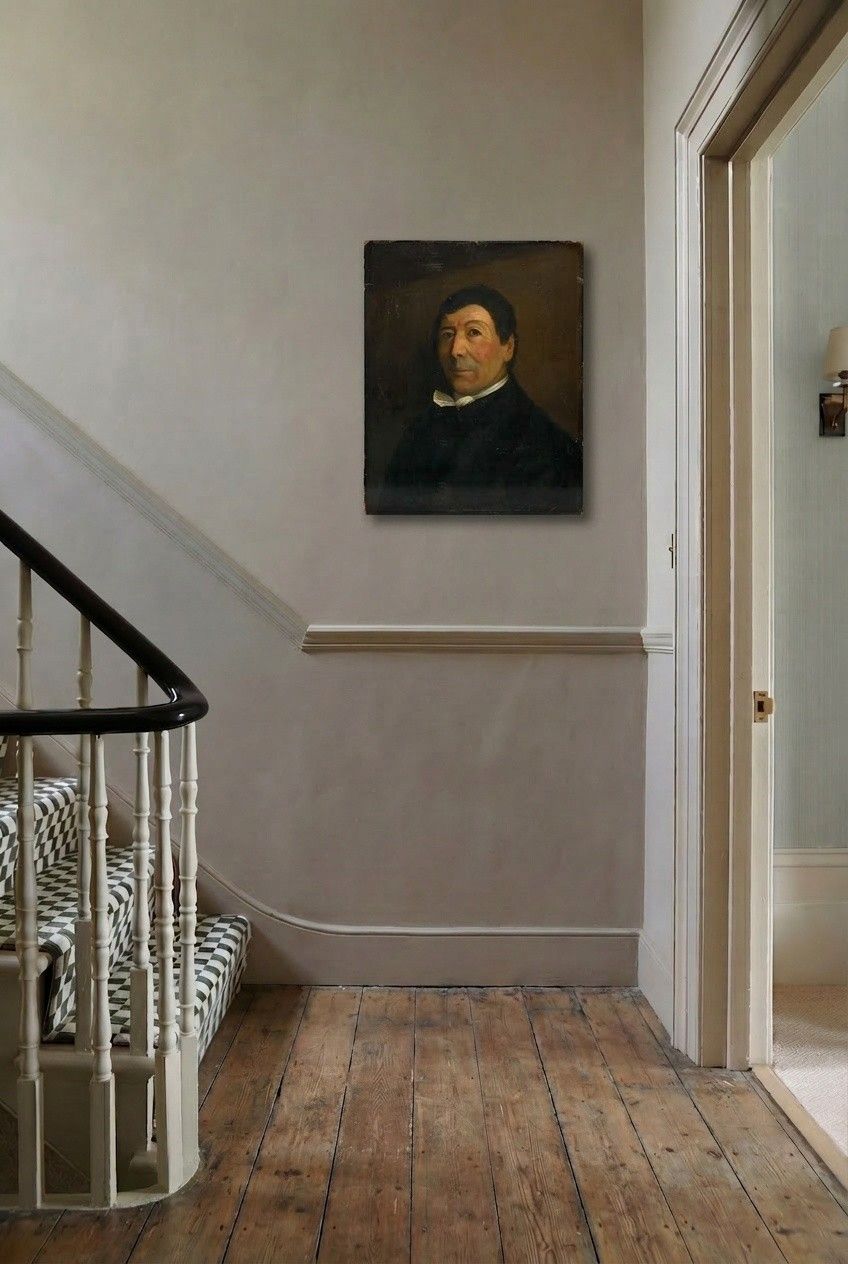 19th Century Oil Portrait Of A Gentleman photo for sale