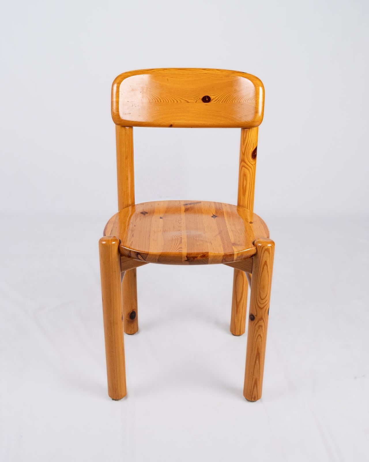 Set Of 4 Pine Chairs By Rainer Daumiller, Denmark, 1970s photo Furniture