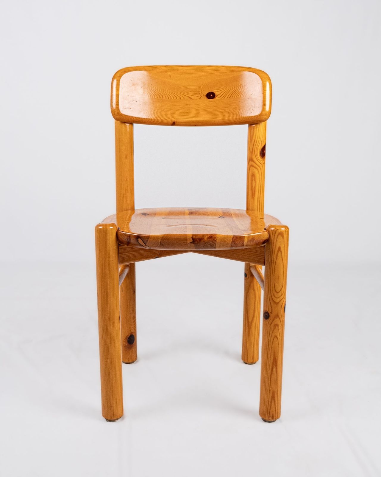 Set Of 4 Pine Chairs By Rainer Daumiller, Denmark, 1970s photo 1400.0