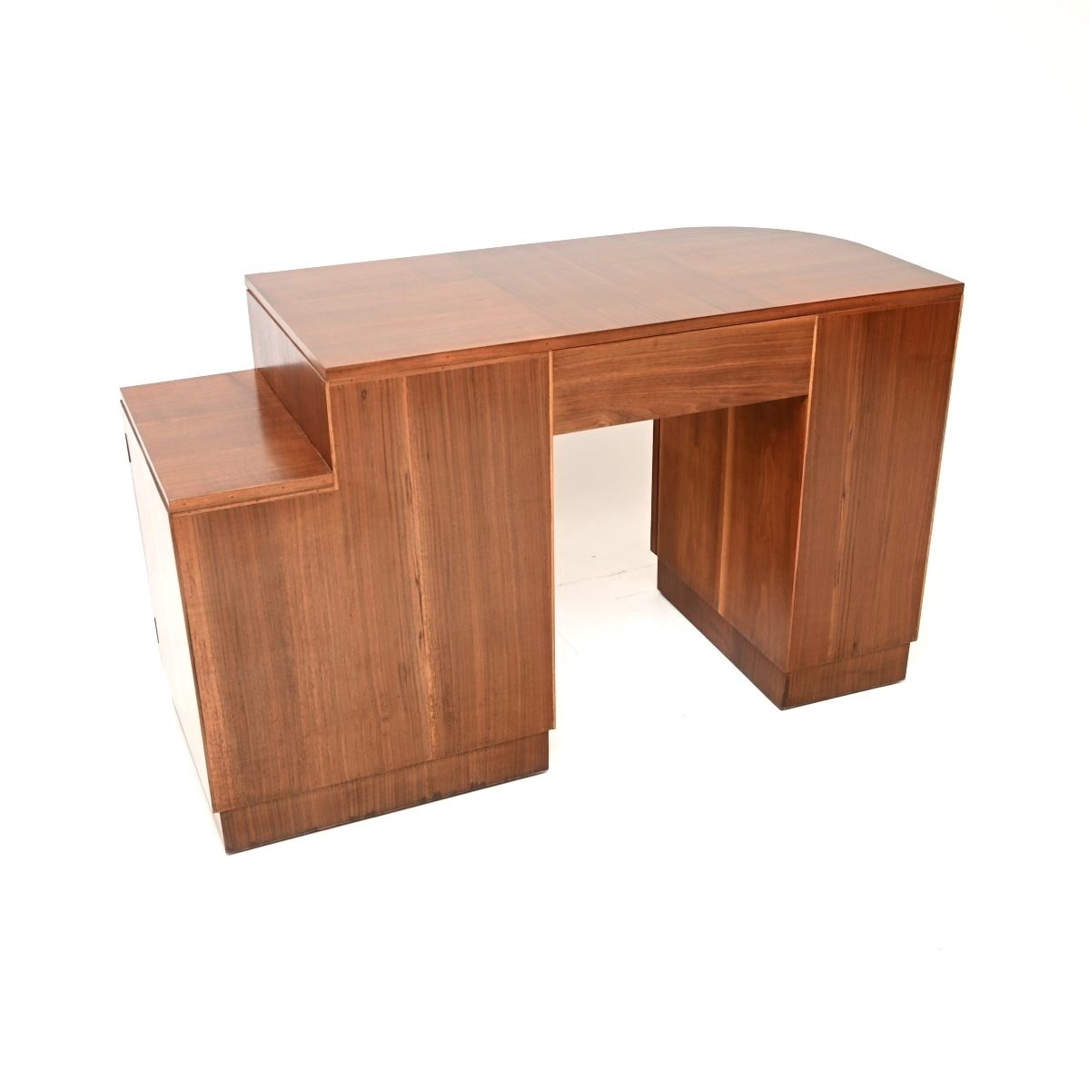 Art Deco Figured Walnut Desk, 1930s photo buy