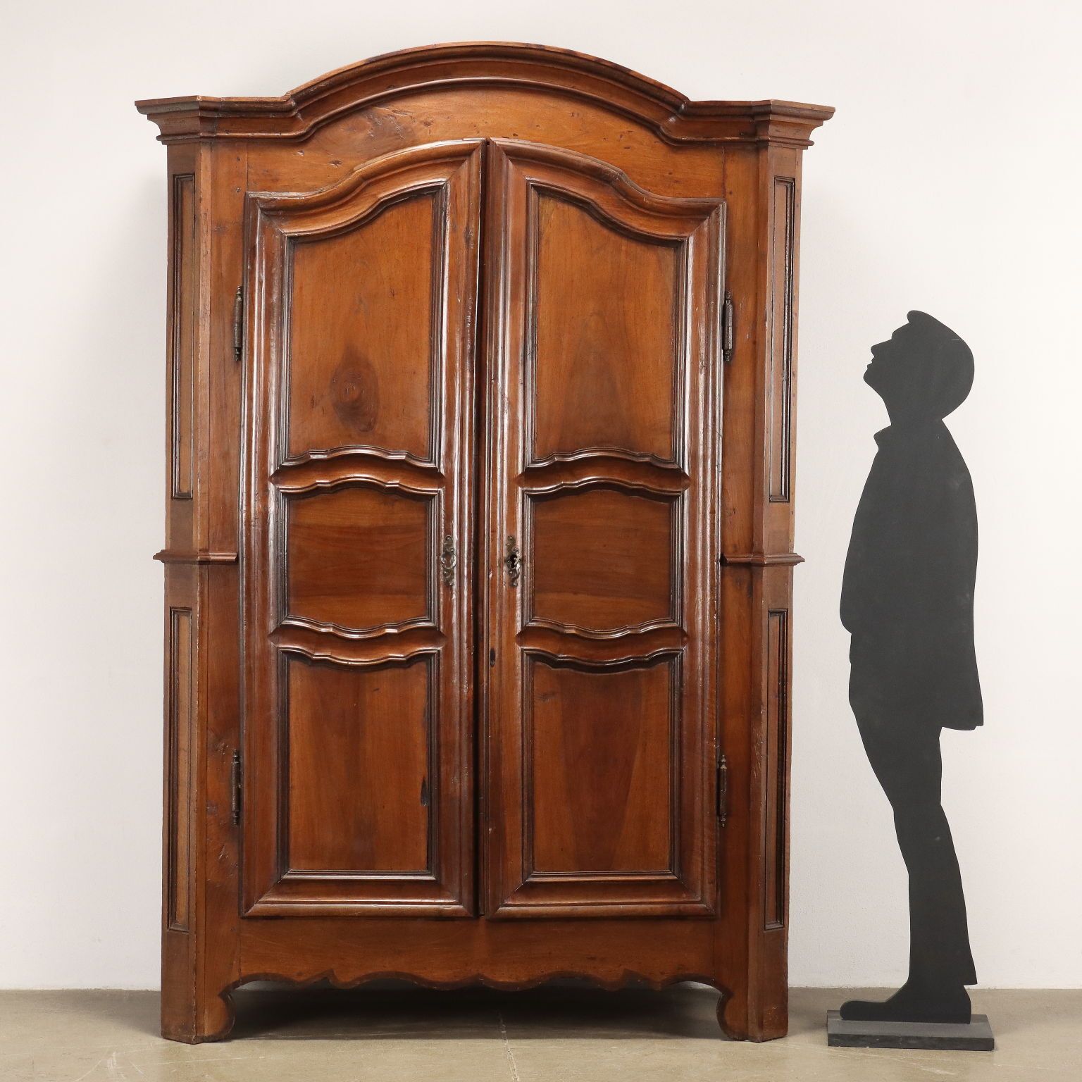 Piedmontese Wardrobe Early XVIII Century Paneled Doors Walnut photo furniture