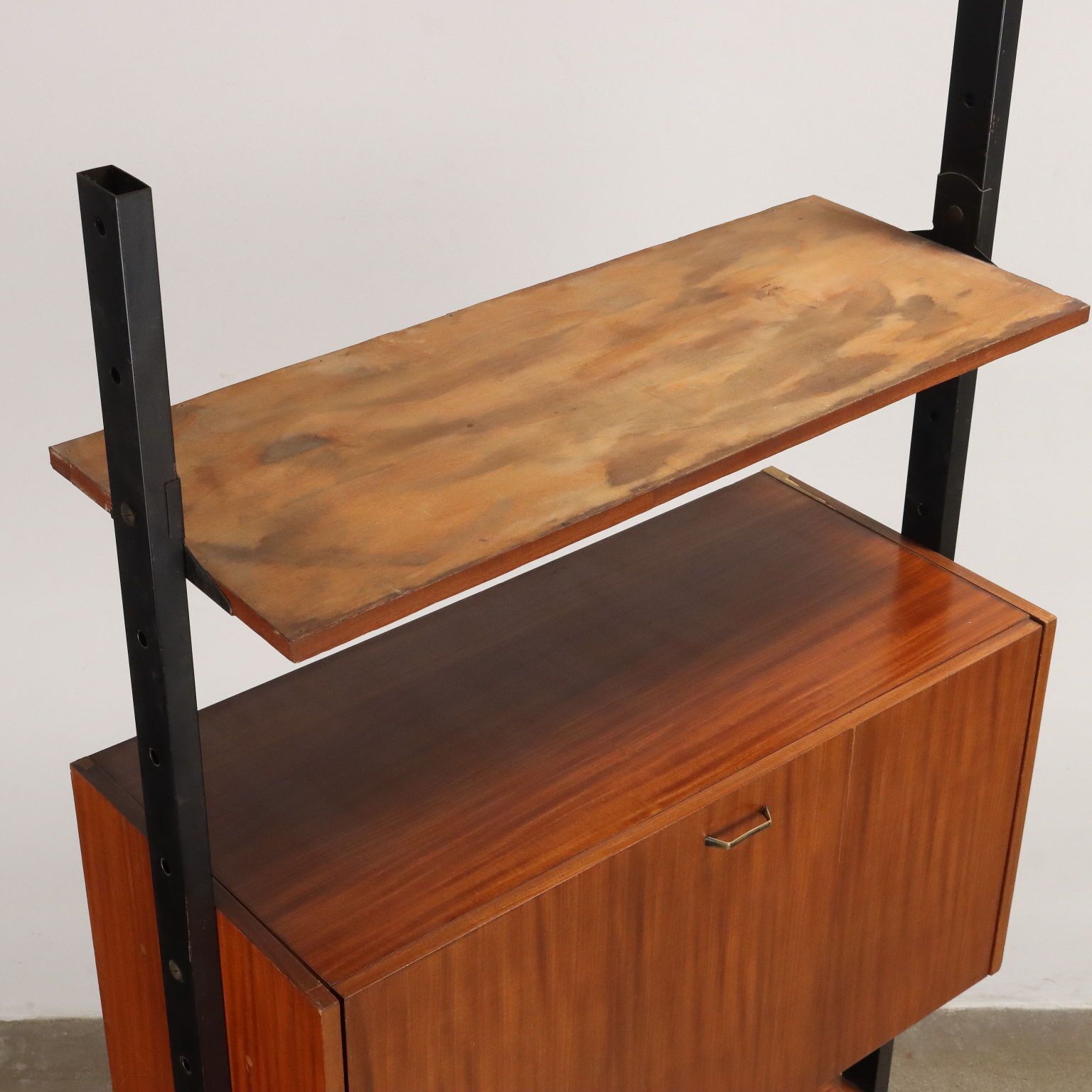 photo for sale Vintage 1950s 60s Bookcase Mahogany Italy