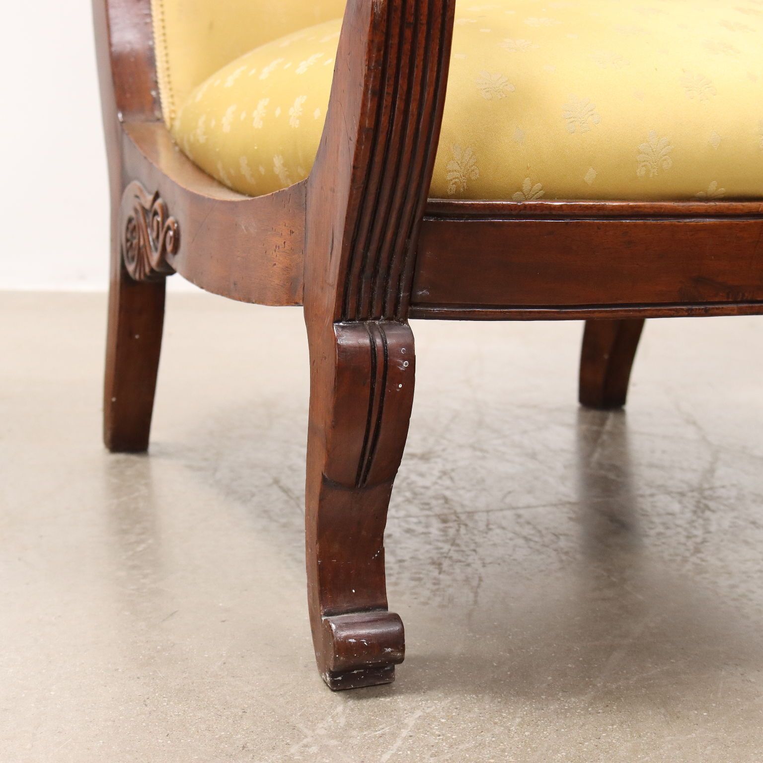 Antique Armchairs Louis Philippe Walnut Italy XIX Century photo buy