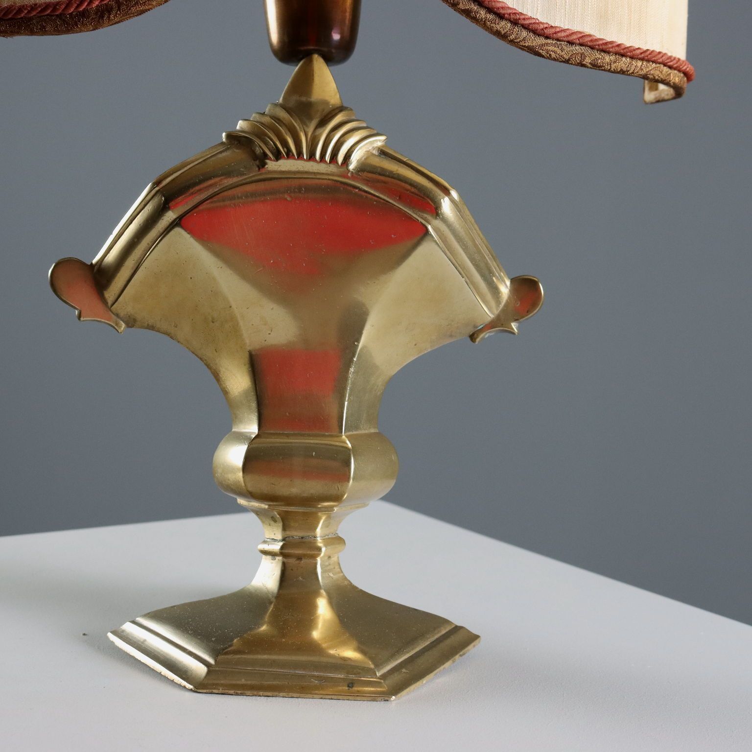 Antique Lamps Bronze Carved Wood Italy XIX Century photo for sale