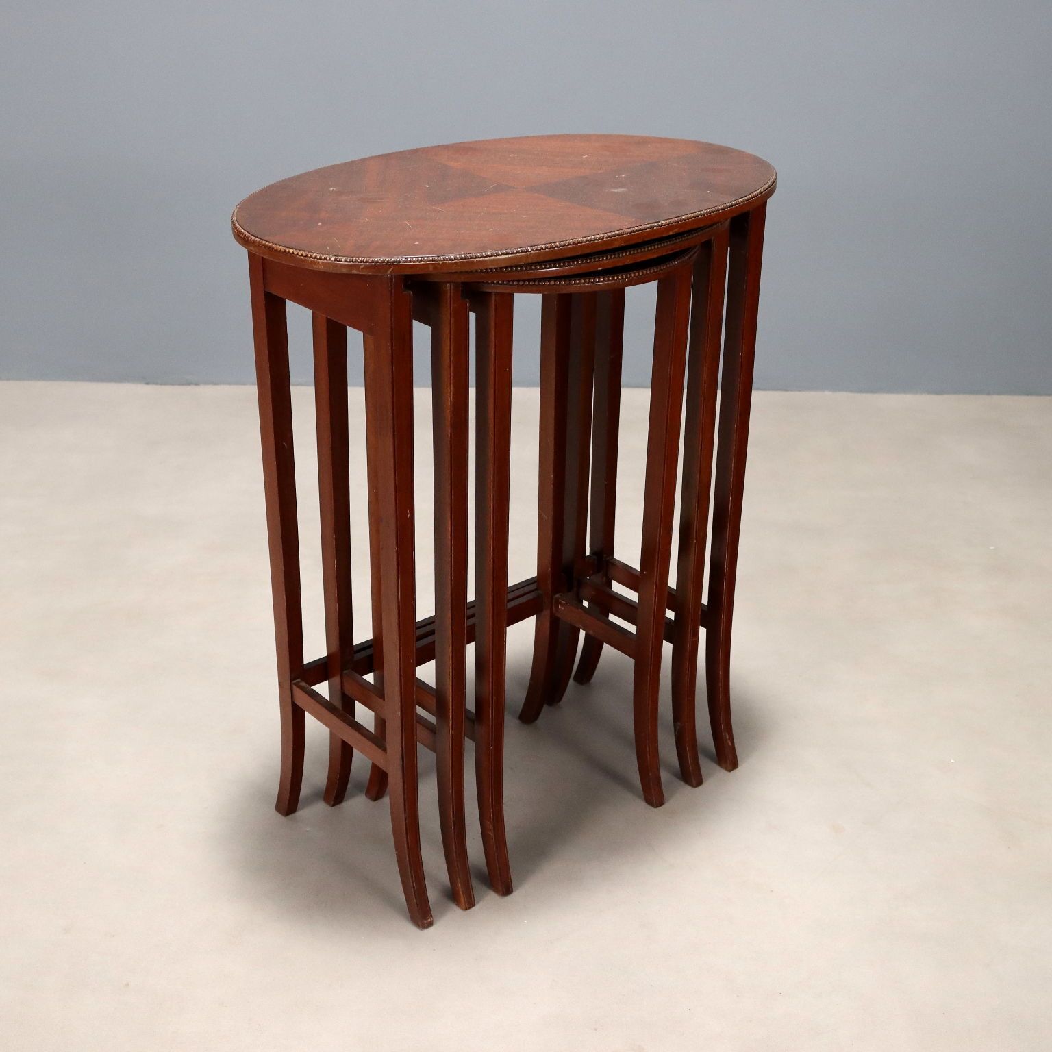 Antique Coffee Tables Mahogany Carved Frame XIX Century photo for sale