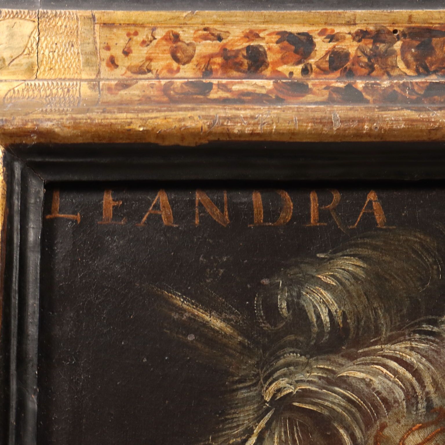 Antique Painting Leandra Queen Of The Amazons Oil On Canvas '600 photo buy