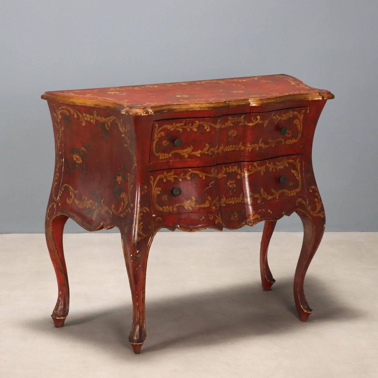 Chest Of Drawers Venetian Baroque Style Italy XIX Century