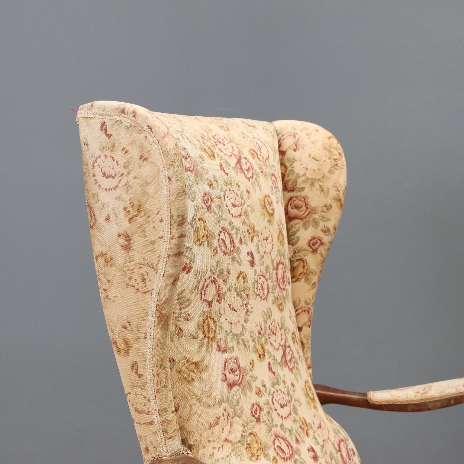 Fauteuil vintage Frama Marelli en tissu, design Italie, années 1950 photo 850.0
