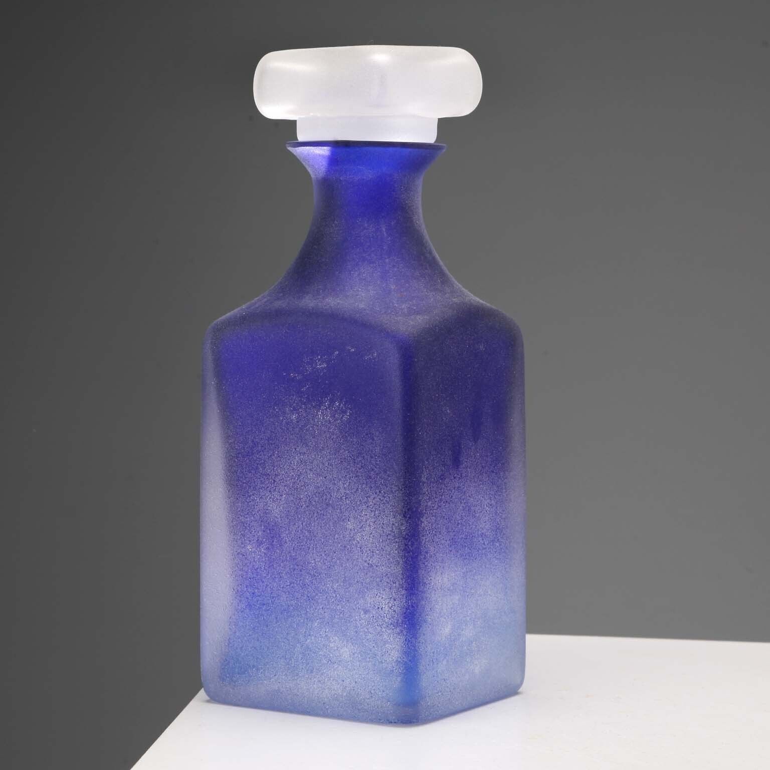 photo furniture Vintage Bottle Glass Gino Cenadese Signature Italy 1960s