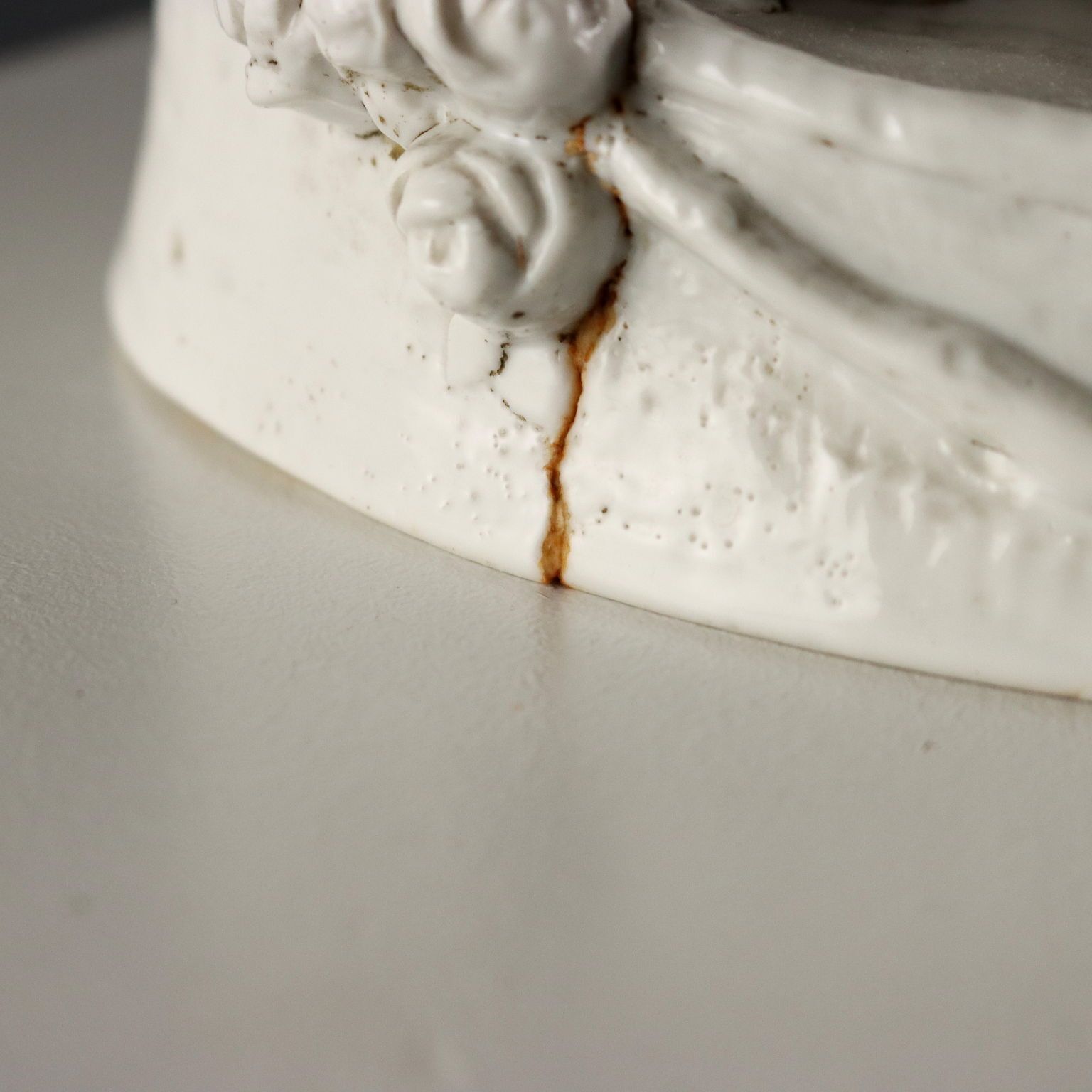 Figurine d'époque Capodimonte en porcelaine, XIXe siècle photo vintage