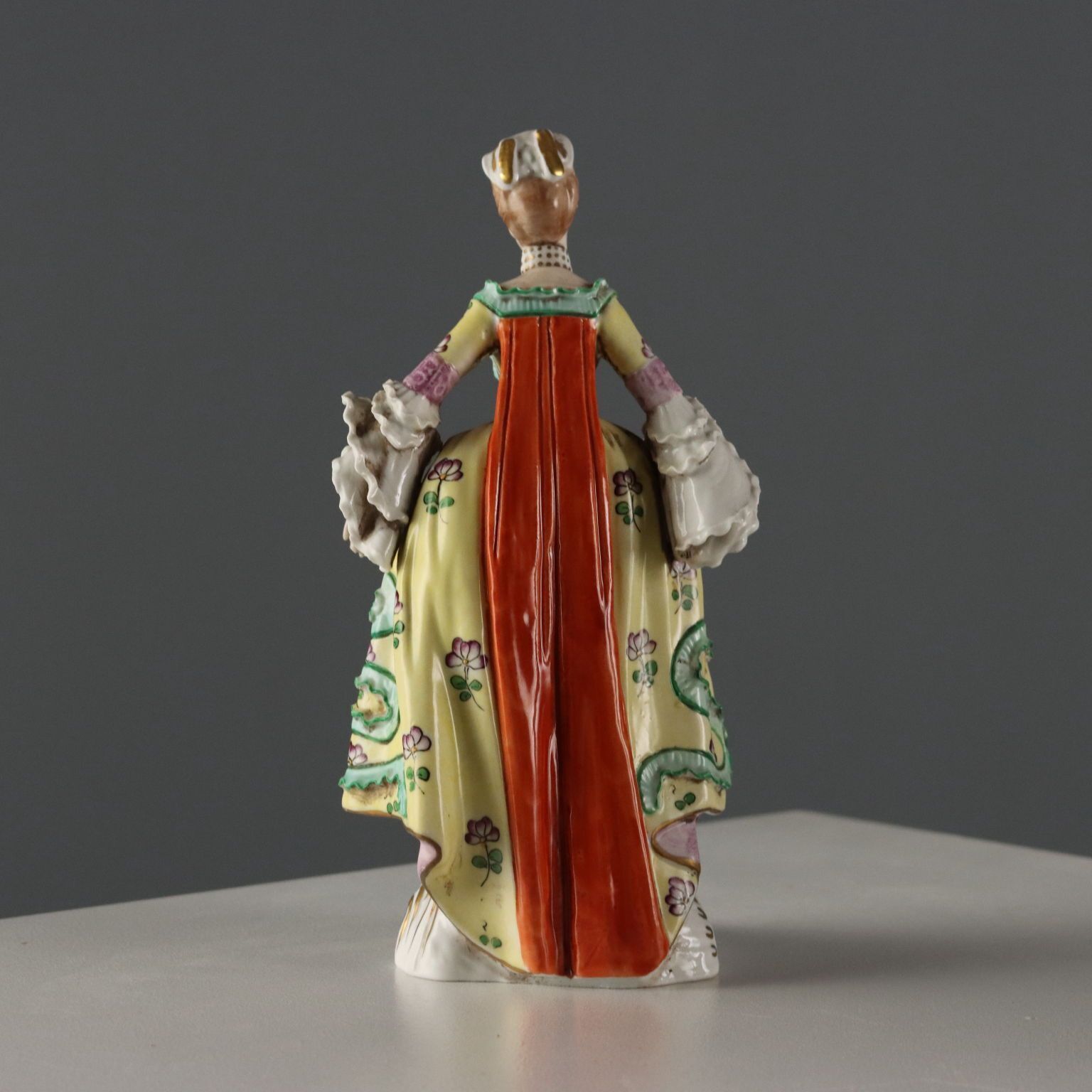 Antique Figurines Rudolstadt Porcelain Germany XIX Century photo vintage