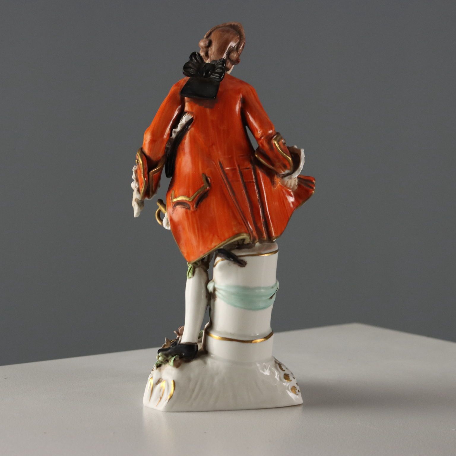photo vinterior Antique Figurines Rudolstadt Porcelain Germany XIX Century
