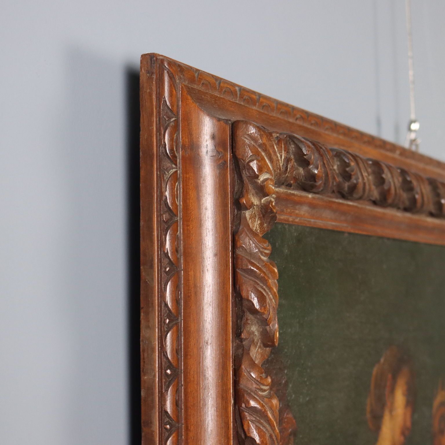 photo for sale Antique Painting The Three Wise Men Oil On Canvas XVII XVIII Century