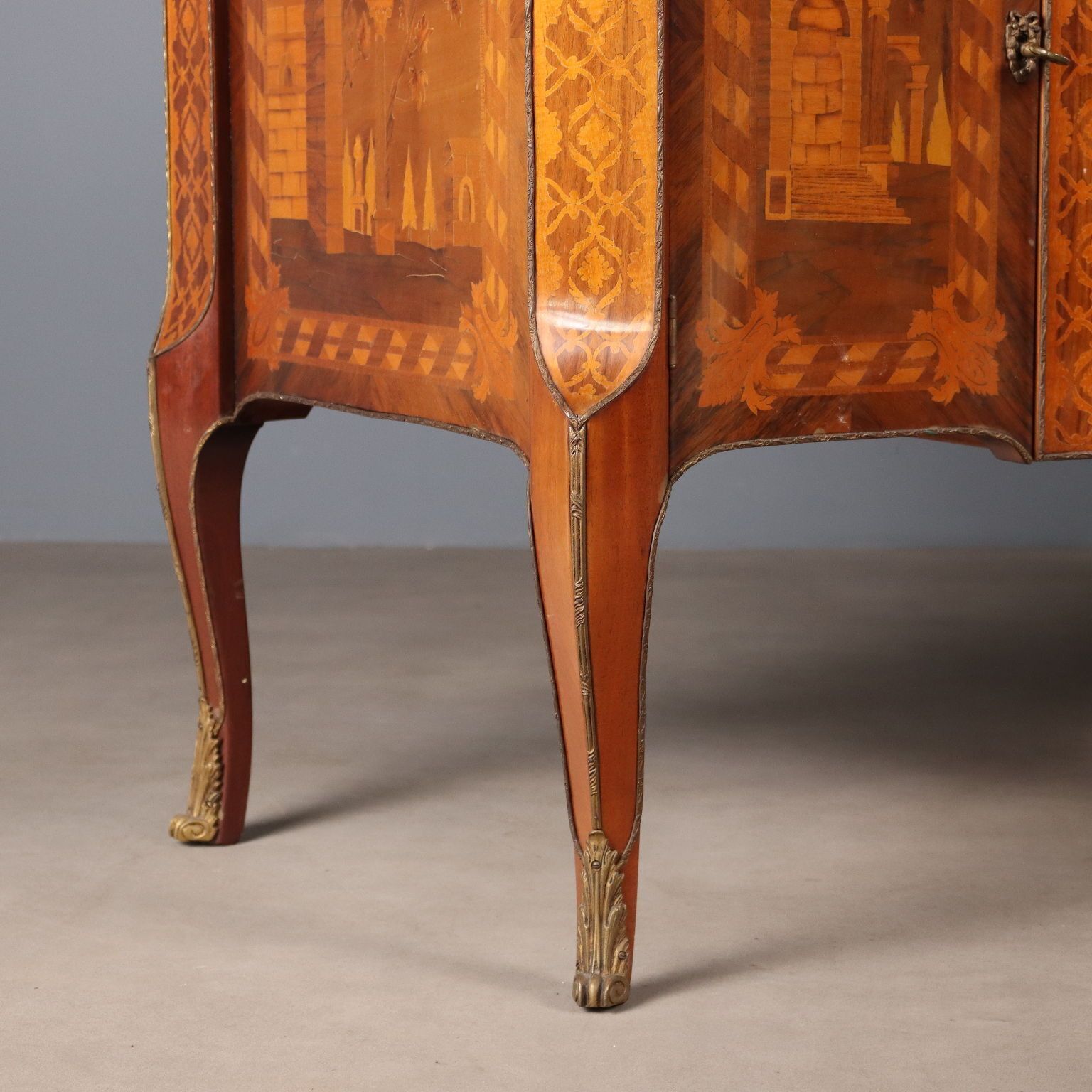 photo for sale Antique Chest Of Drawers Napoleon III Various Woods Italy XX Century