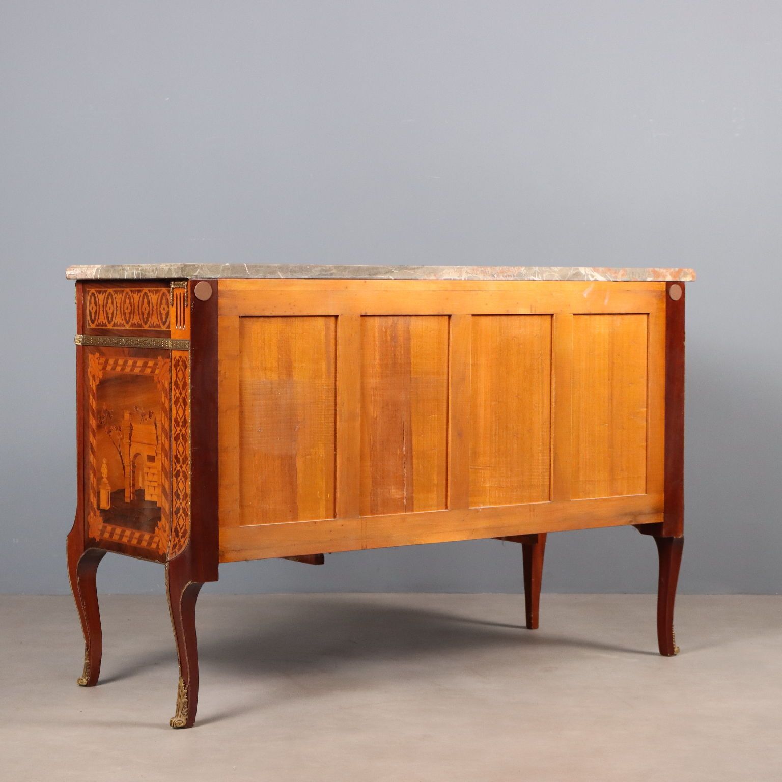 1500.0 Antique Chest Of Drawers Napoleon III Various Woods Italy XX Century photo