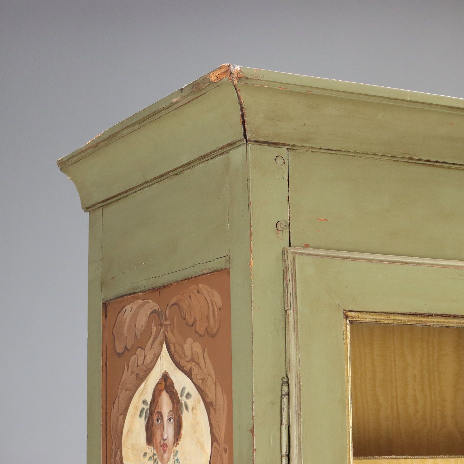 Antique Wardrobe Directoire Walnut Italy XIX Century photo 2240.0