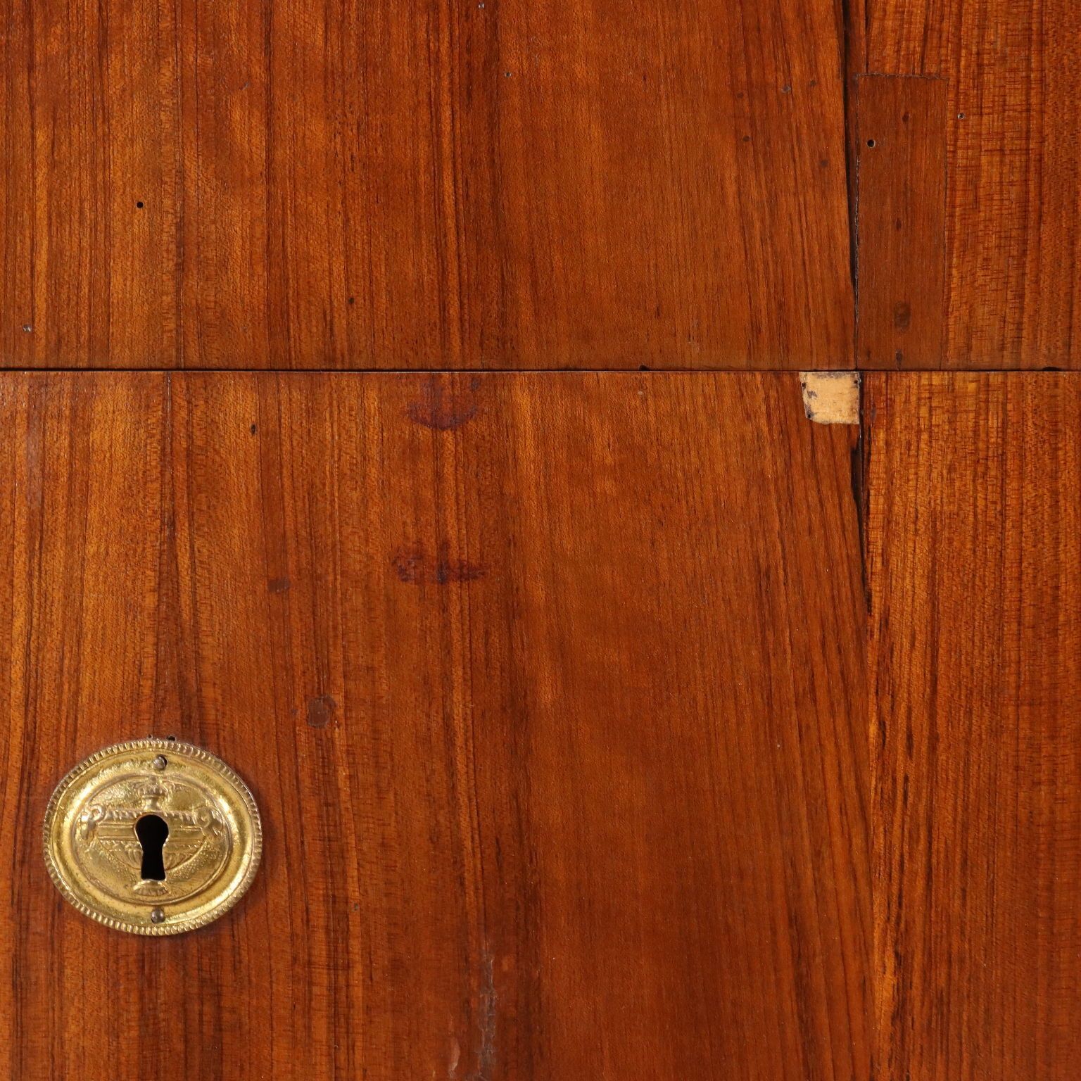 Antique Chest Of Drawers Mahogany Poplar 3 Drawers XIX Century photo vintage