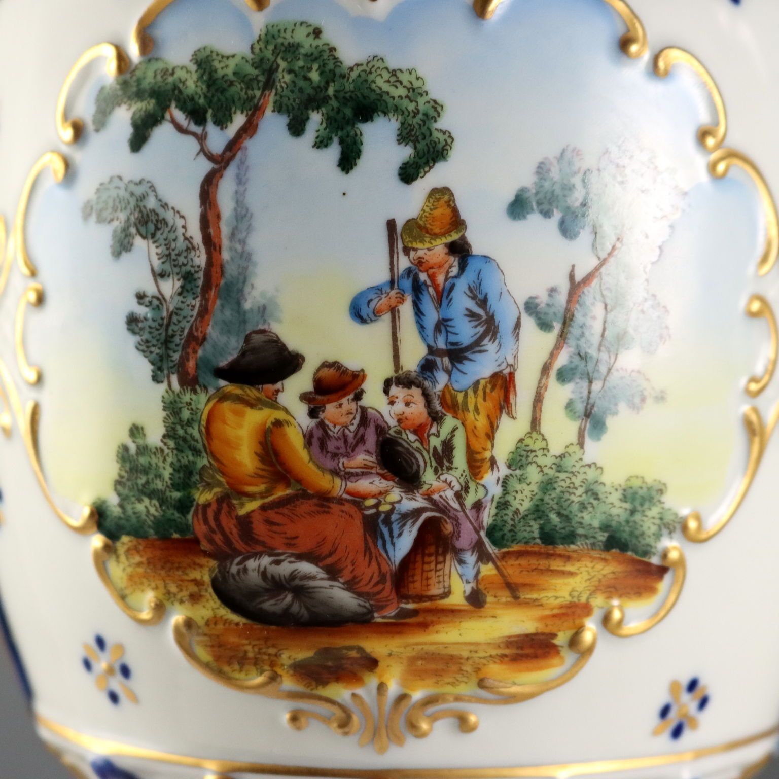 Vintage Vases Sèvres Porcelain Decorations France XX Century photo Home Decor