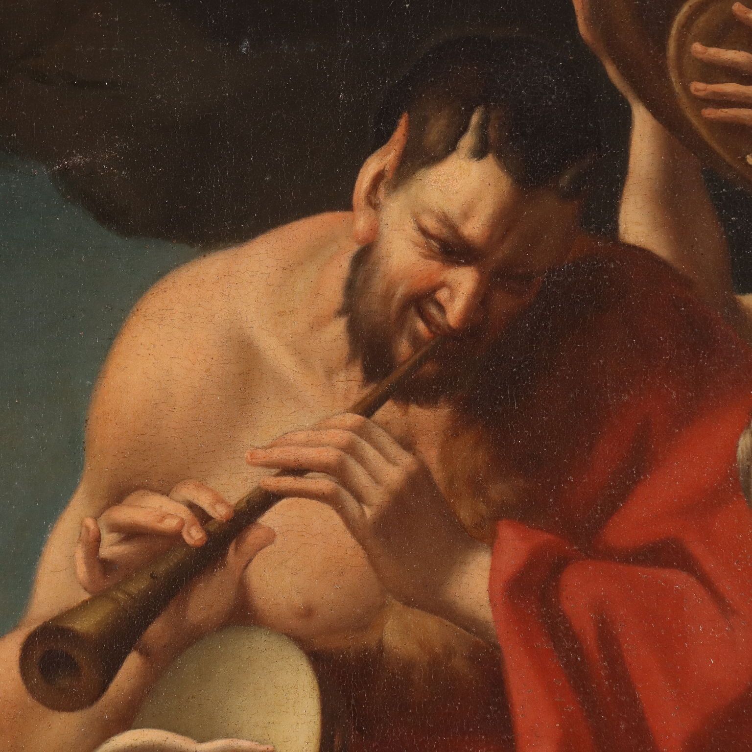 Tableau d'époque, sujet mythologique, Italie, XVIIIe siècle photo Art