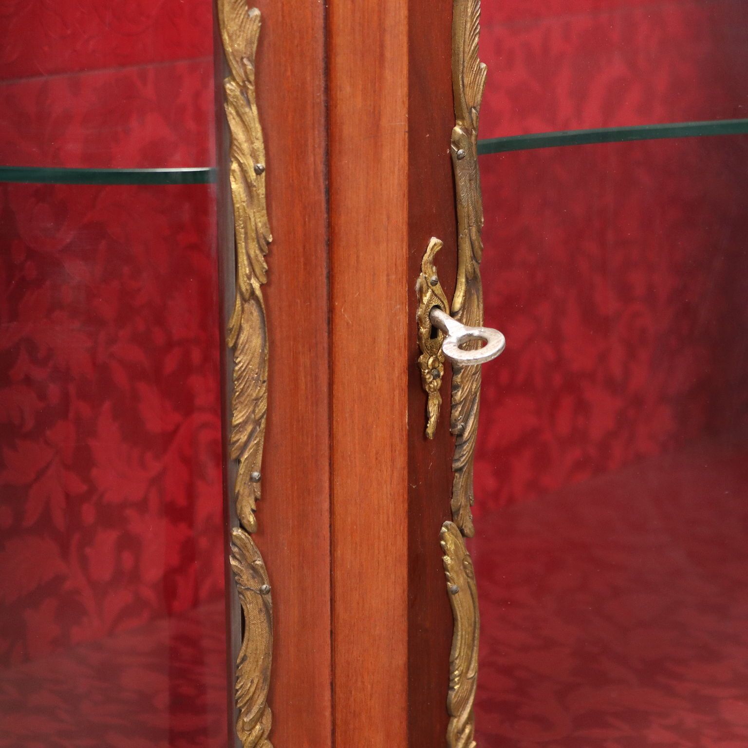 Showcase Baroque Style Mahogany Bronze Italy XX Century photo buy