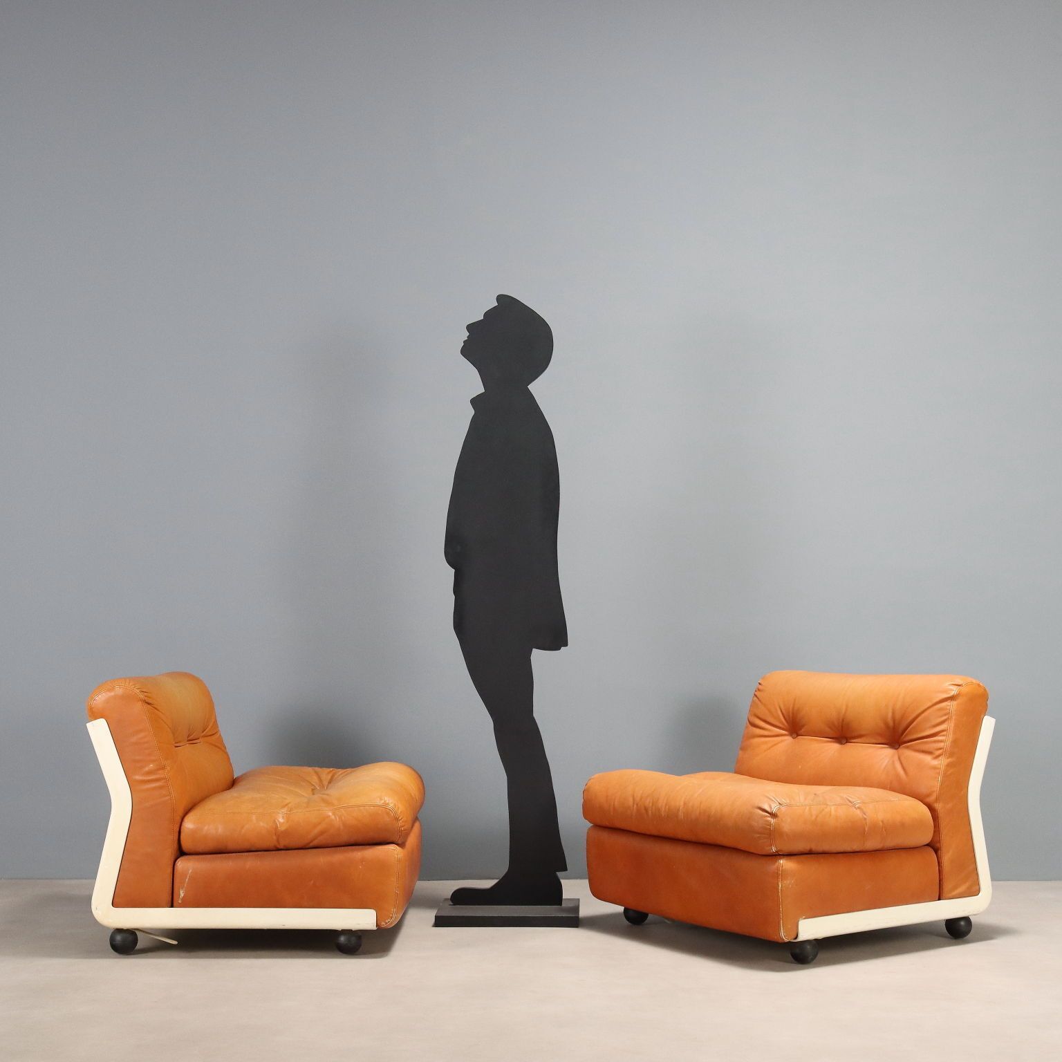 Fauteuils Amanta B&B vintage, par Mario Bellini, Italie, années 1970 photo for sale